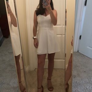Forever 21 White Dress with Cut Out